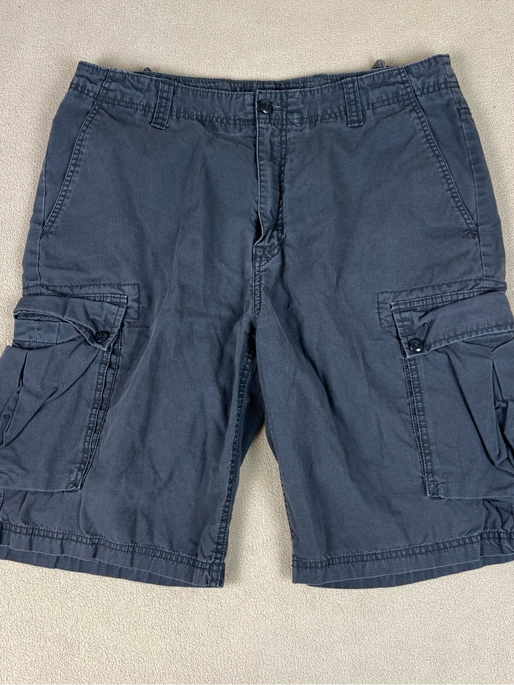 NJC Nautica Jeans Co. 310.78 Cargo Shorts, Grey. 100% Cotton. Men's Sz 33 Waist